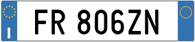 Truck License Plate